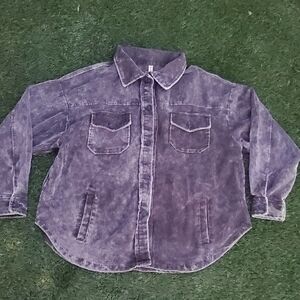 Zenana Outfitters Corduroy Jacket 100% Cotton Size 2X